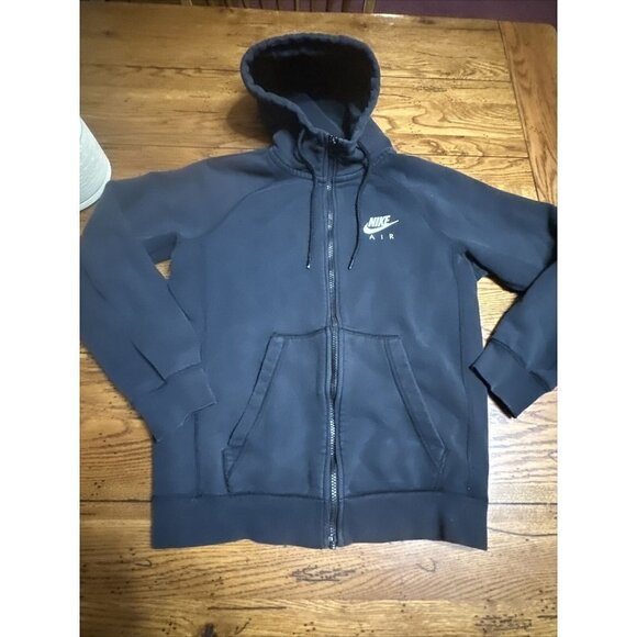 Nike Sweatshirt B14 Womens XS Black Therma Fit Full Zip Hoodie Hooded Athletic - Picture 1 of 7
